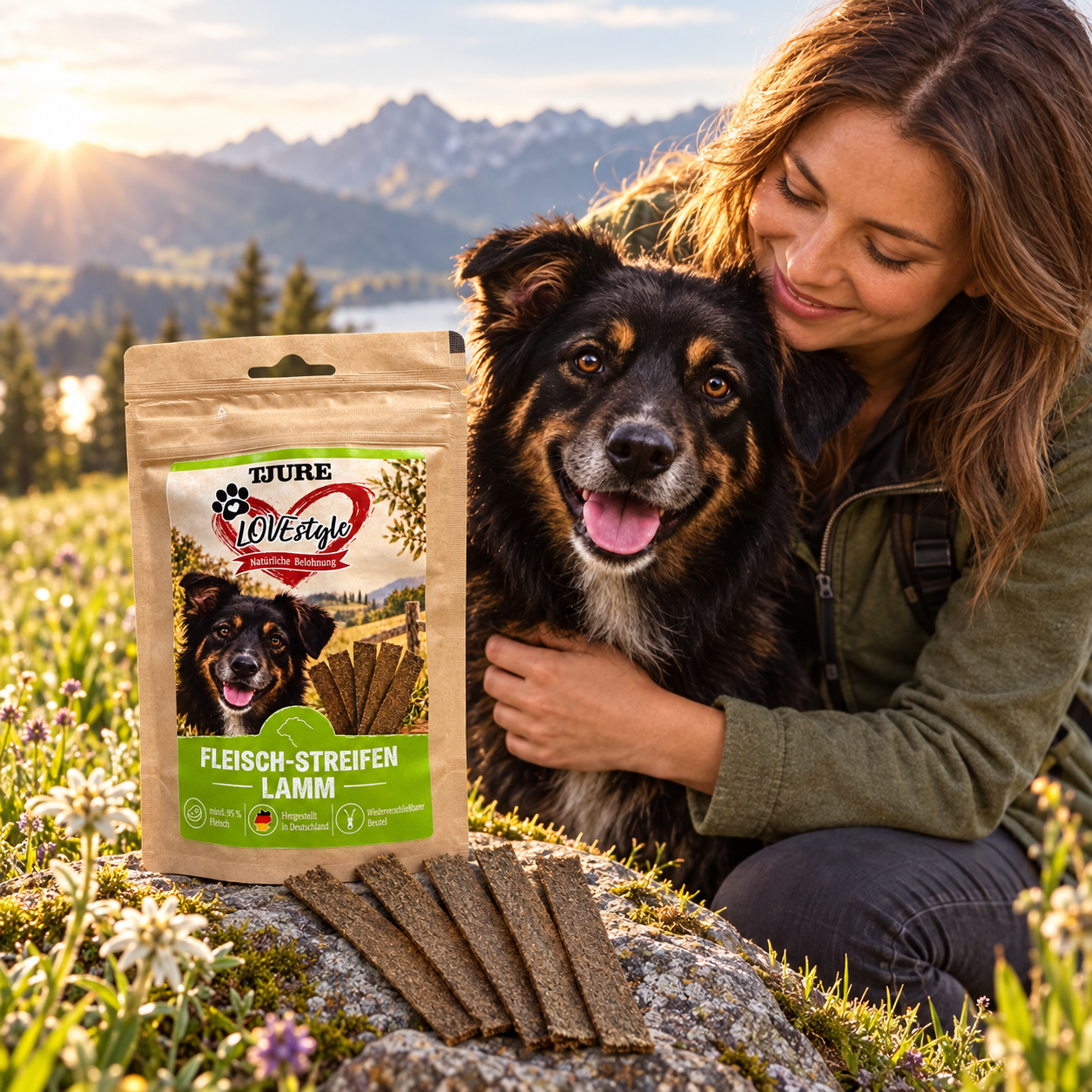 TJURE Lovestyle strisce di carne AGNELLO 65g.