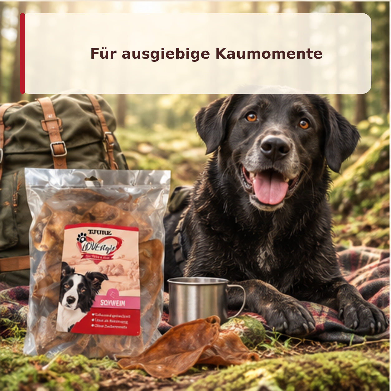 TJURE LOVESTYLE Cane - Orecchie di maiale 400 g