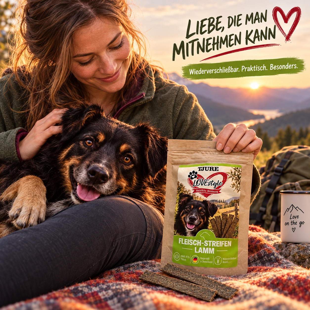 TJURE Lovestyle strisce di carne AGNELLO 65g.