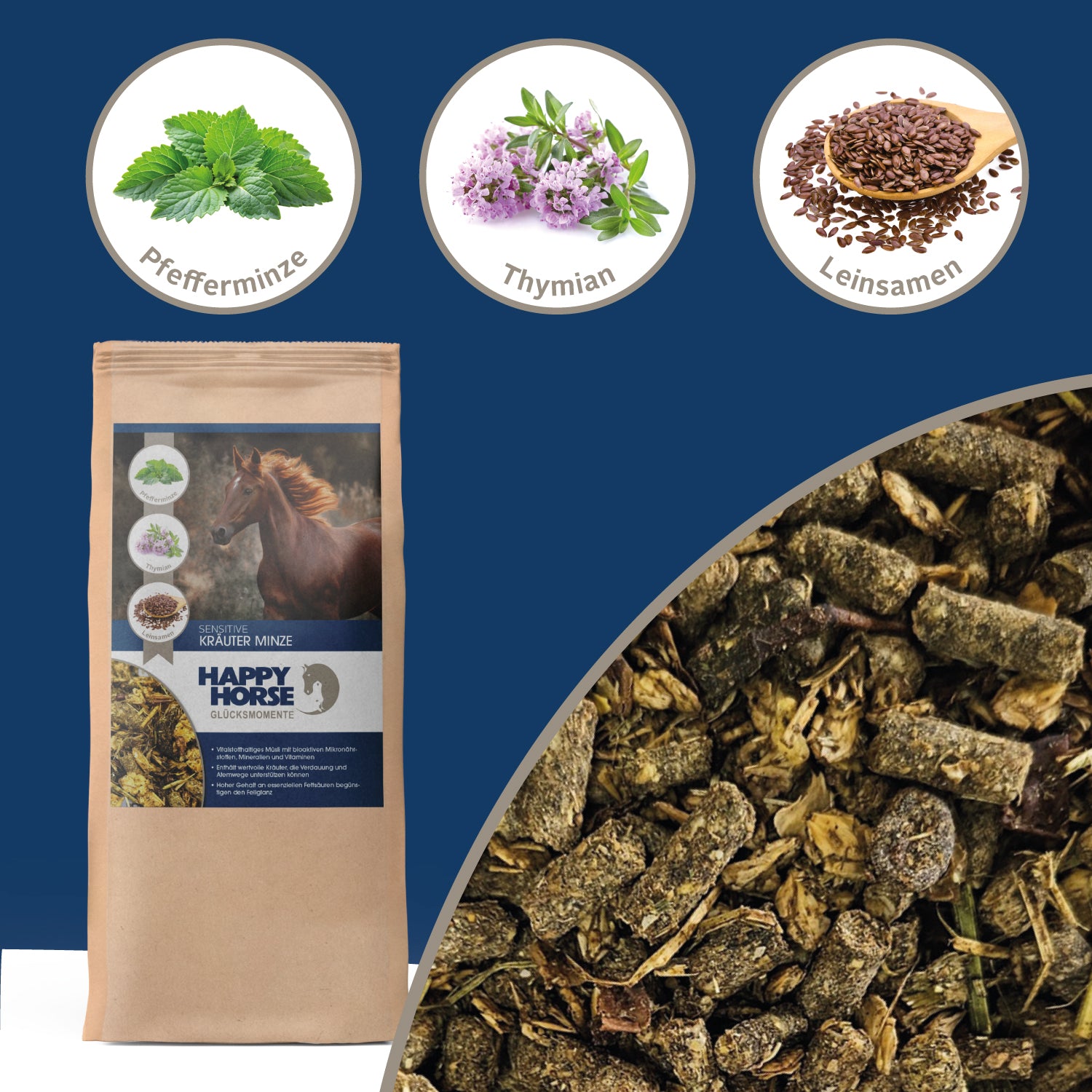Happy Horse Sensitive - Erbe e Menta