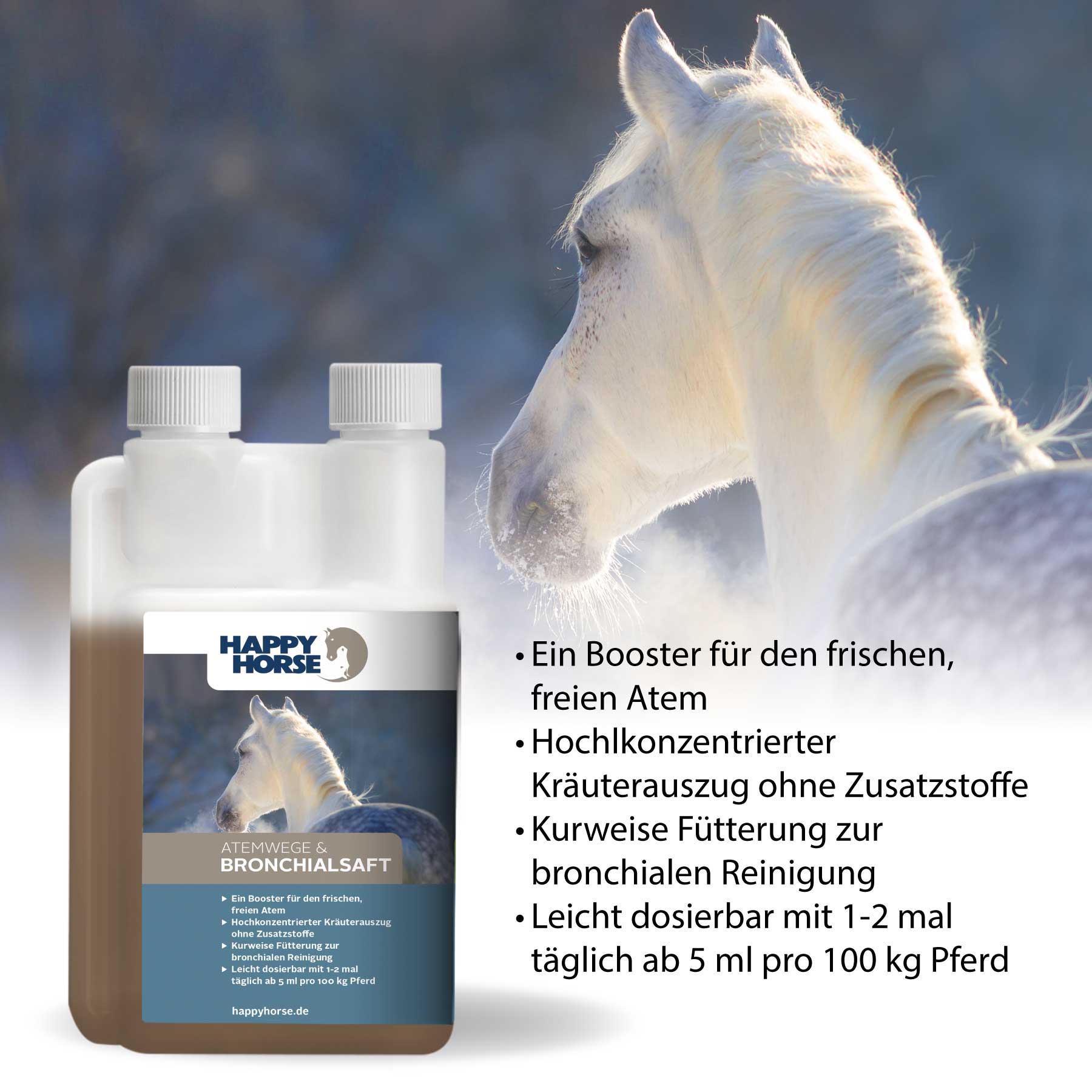 Happy Horse Vie respiratorie & Succo bronchiale 1.000 ml