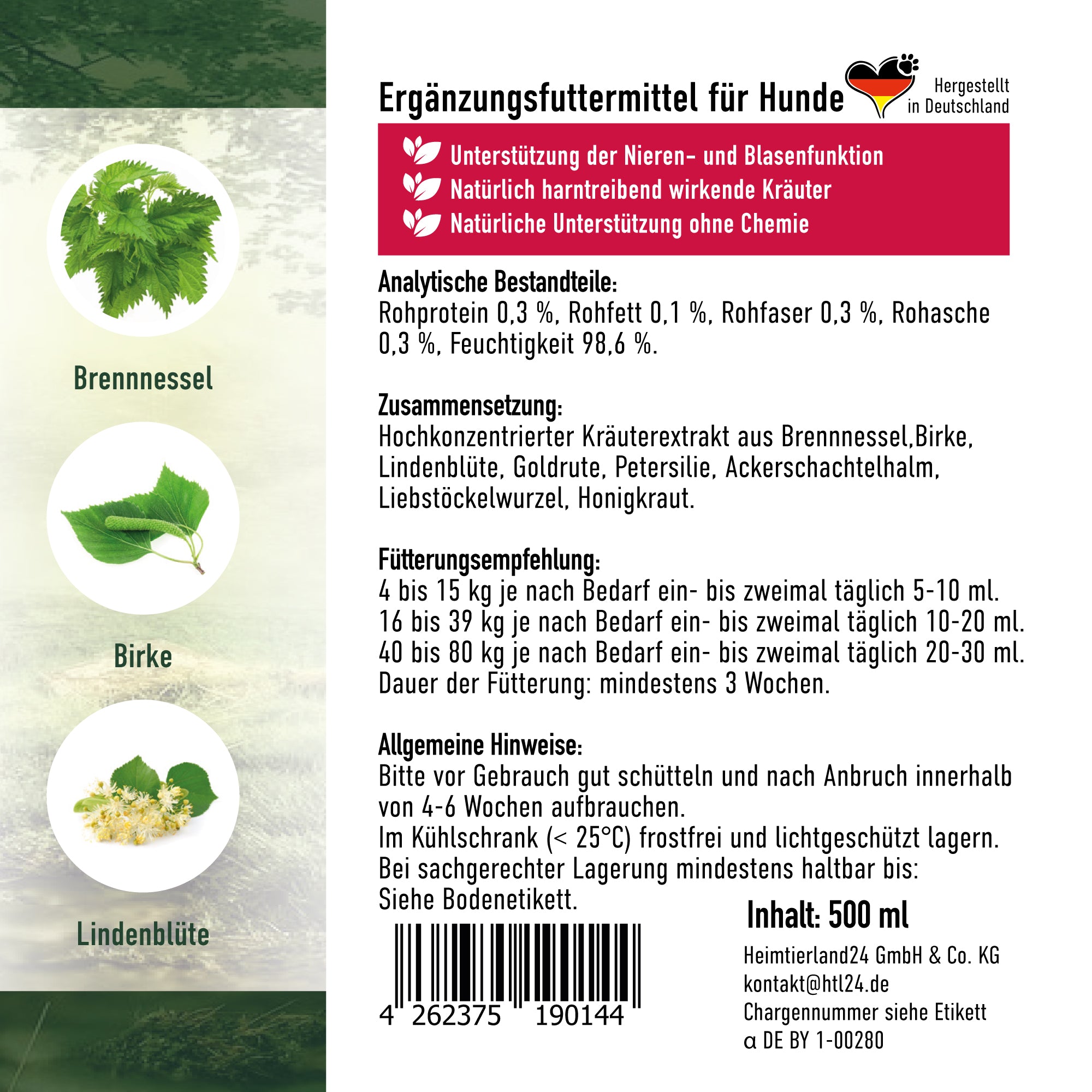 TJURE - Nieren & Blasen Liquid - Flacone dosatore