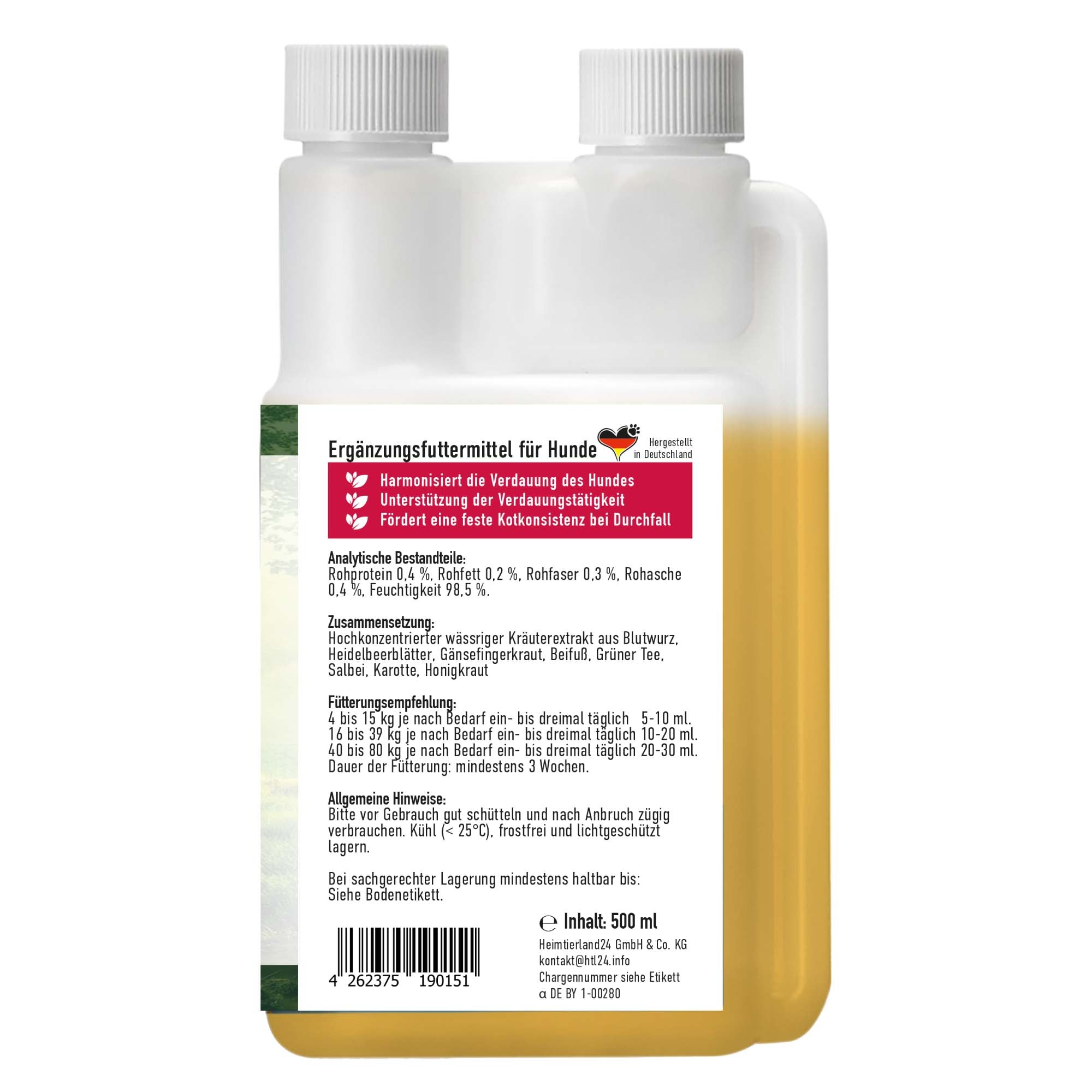 TJURE - Liquido Gastro - 500 ml | Combattimento delle cause della diarrea | supporta la digestione