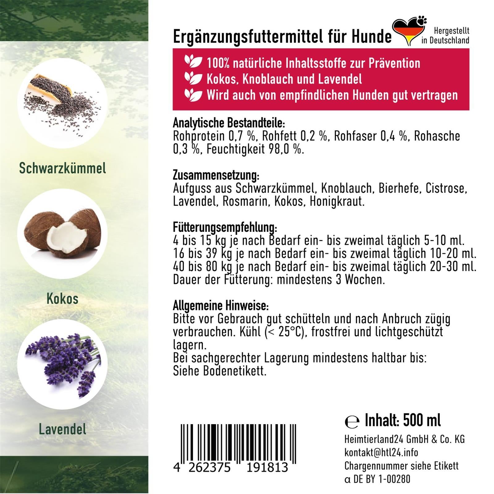 TJURE - Zminus 1000 ml Supporto naturale che tiene lontani gli ospiti indesiderati