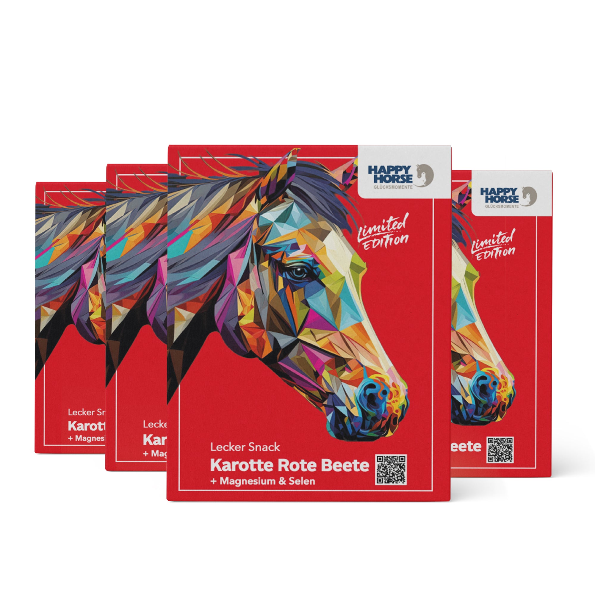 Happy Horse Snack Gustoso Carota Barbabietola Rossa 4 x 800 g