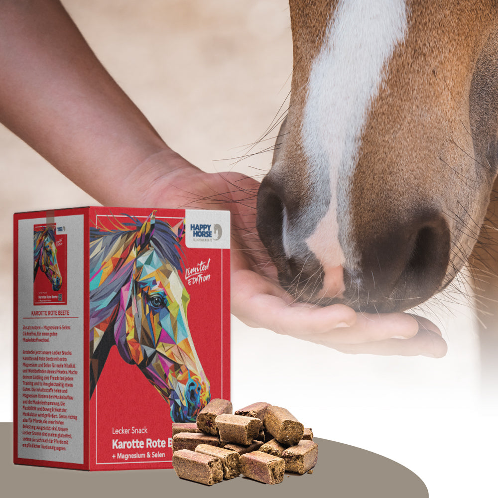 Happy Horse Snack Gustoso Carota Barbabietola Rossa 8 x 800 g