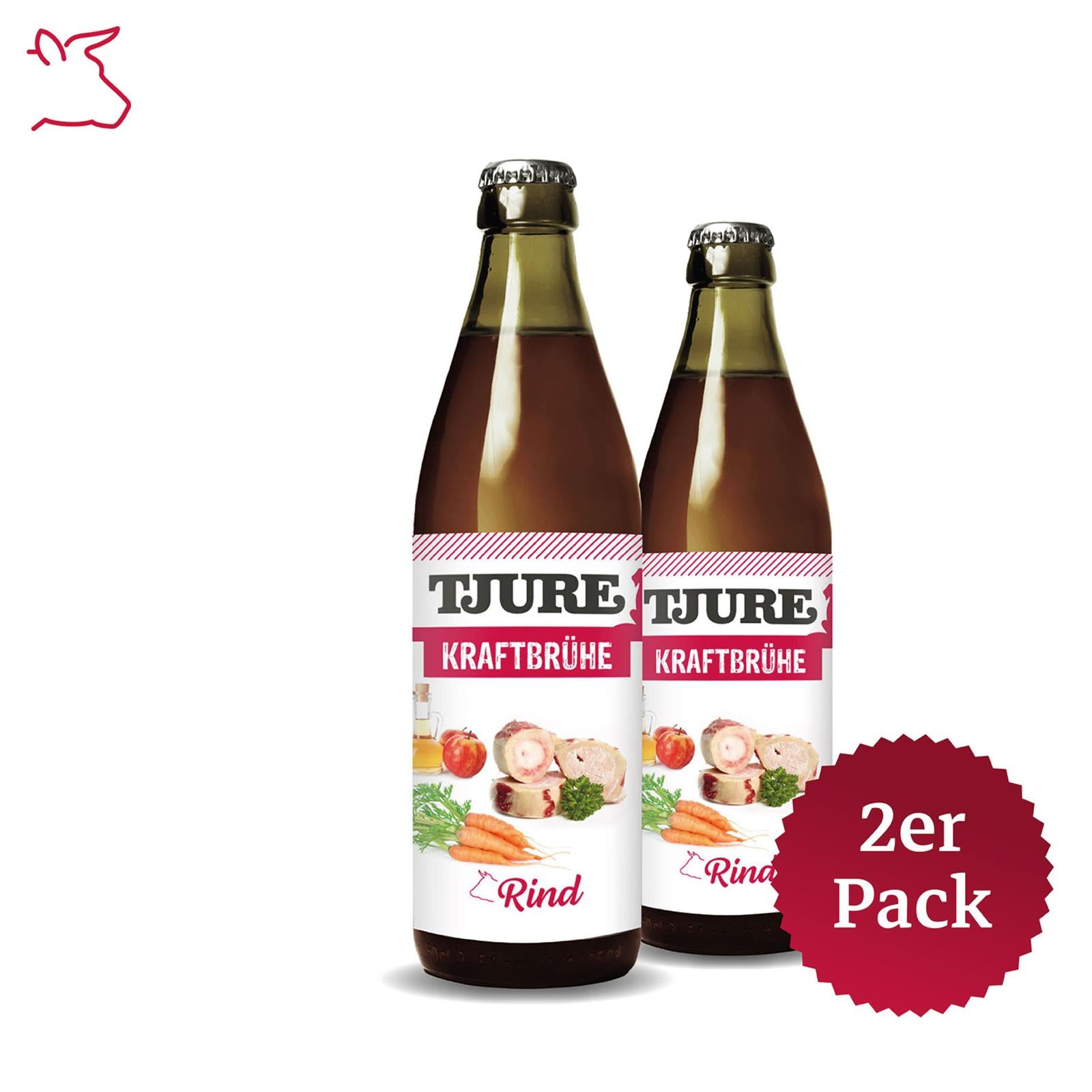 TJURE - Brodo di Manzo - Bottiglia da 320 ml