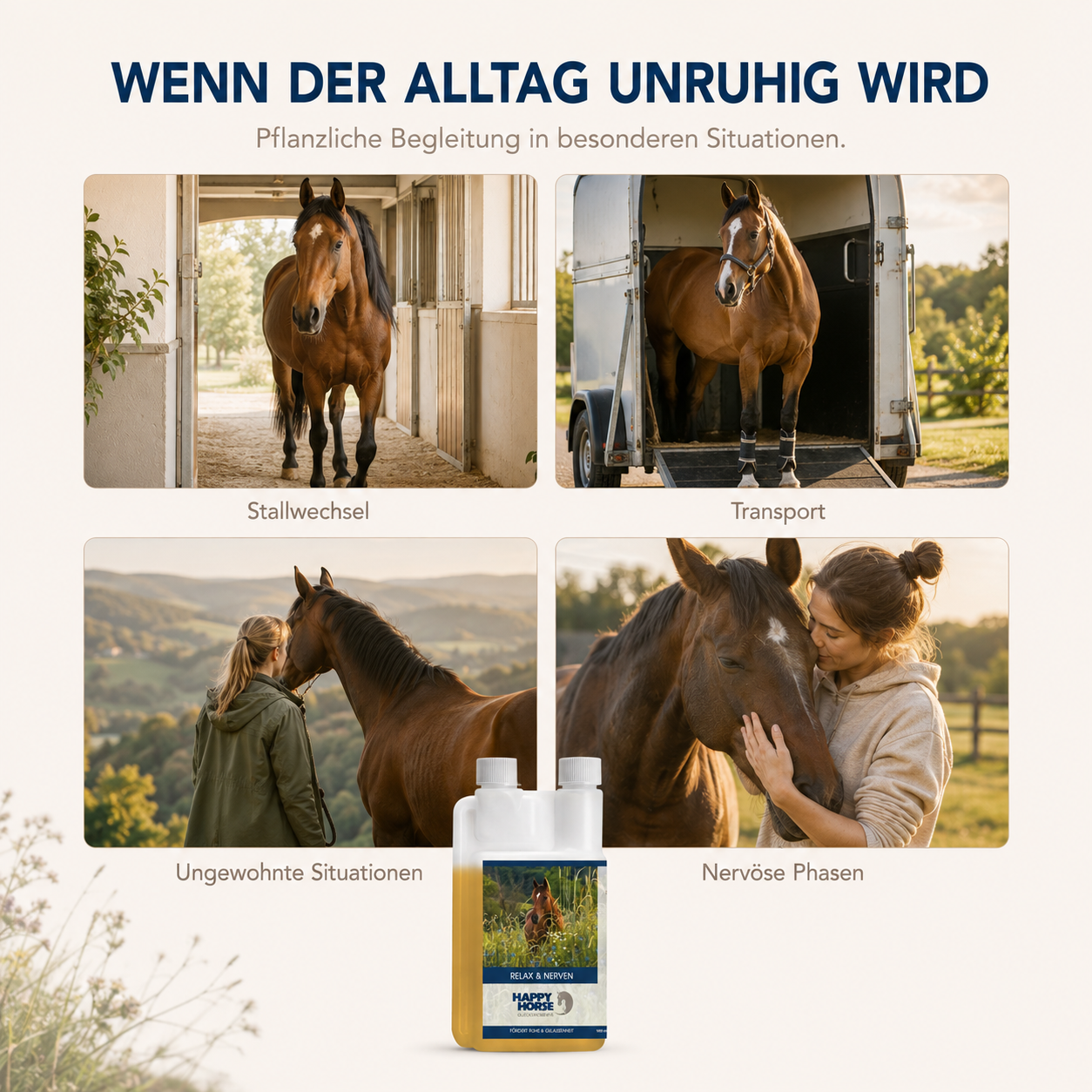 HAPPY HORSE Relax & Succo antistress 1.000 ml