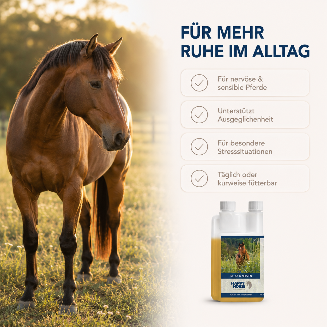HAPPY HORSE Relax & Succo antistress 1.000 ml
