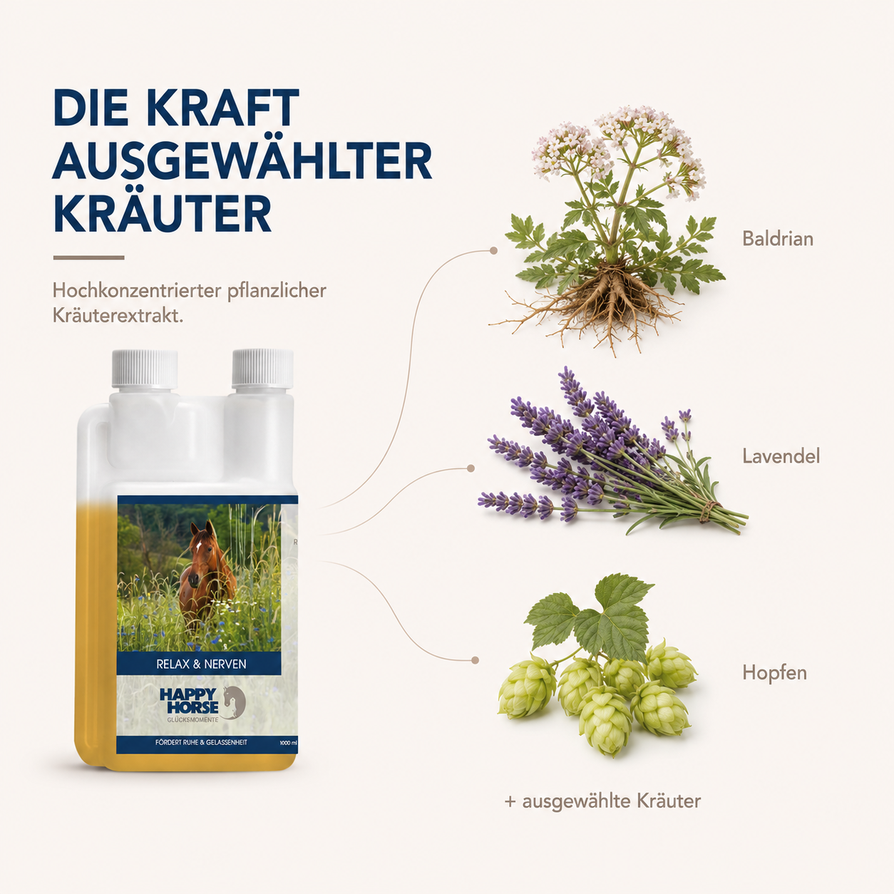 HAPPY HORSE Relax & Succo antistress 1.000 ml