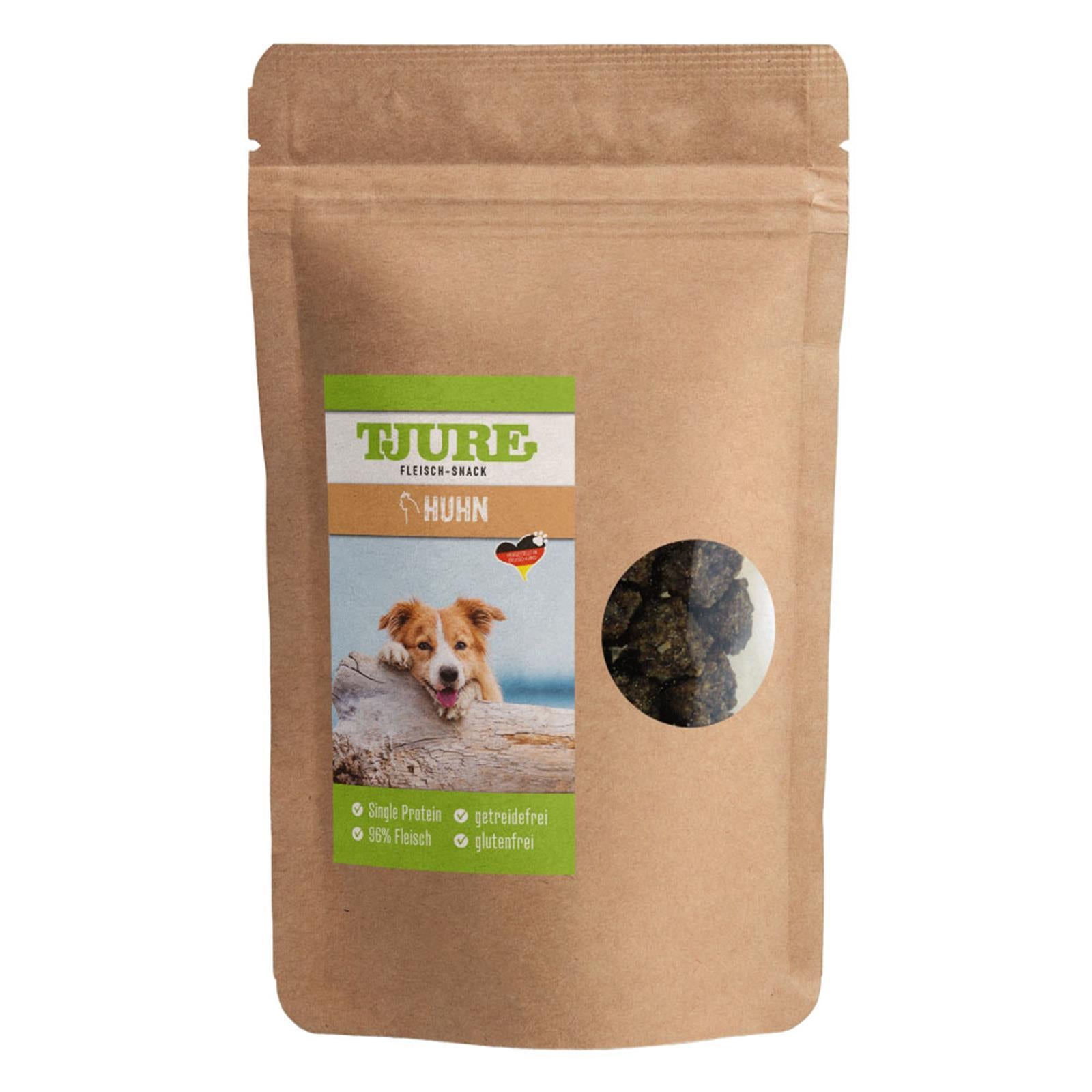 Tjure Cane - Snack Box da 150 g ciascuno (Anatra, Manzo, Pollo)