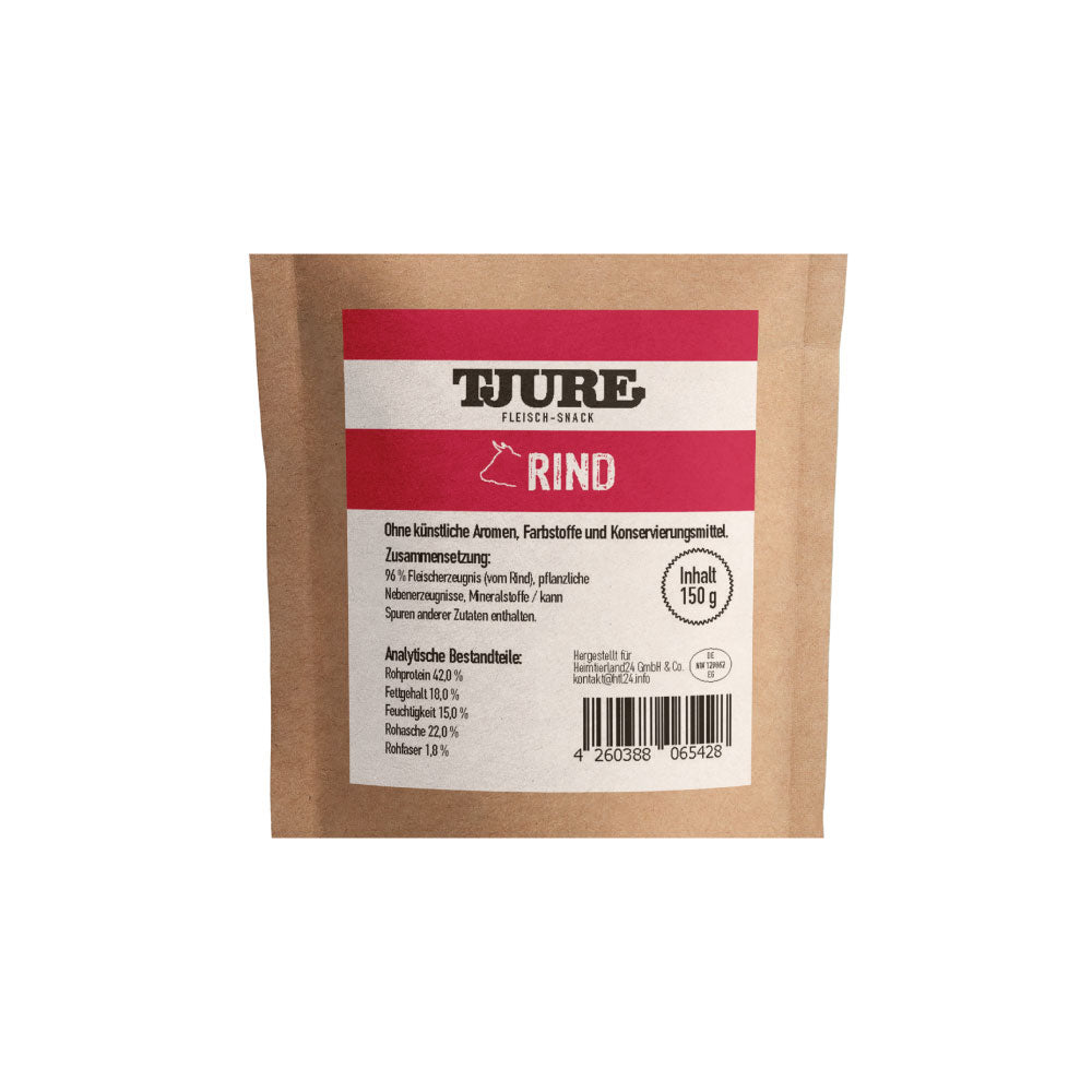 Tjure Cane - Snack Manzo 150 g | per una ricompensa semplice |