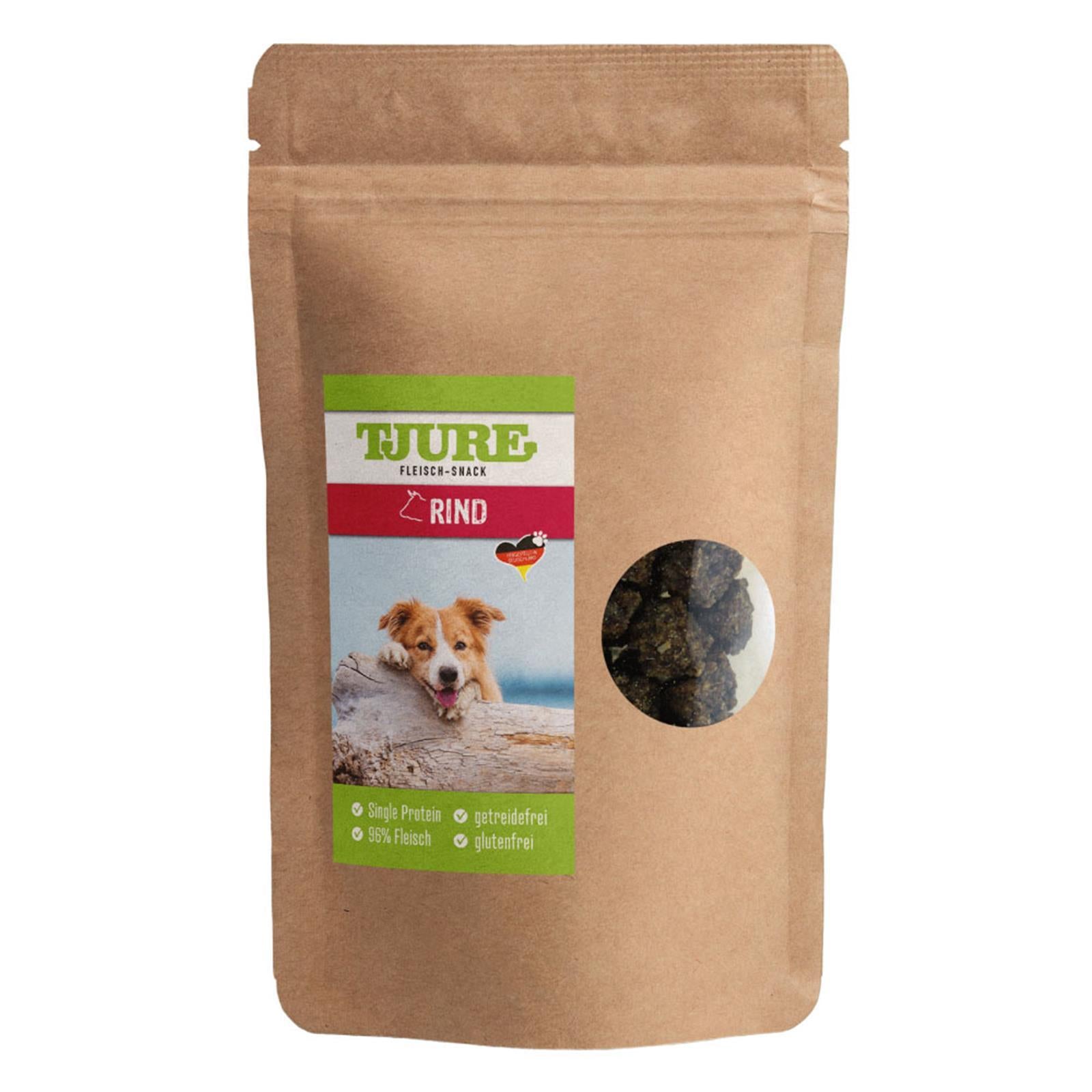 Tjure Cane - Snack Box da 150 g ciascuno (Anatra, Manzo, Pollo)