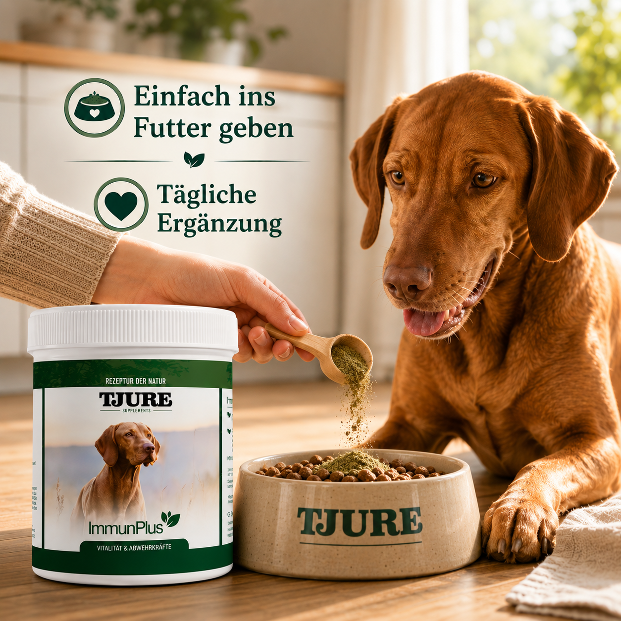 TJURE - Immun Plus 500 g | per il benessere | per uno sviluppo fisico sano
