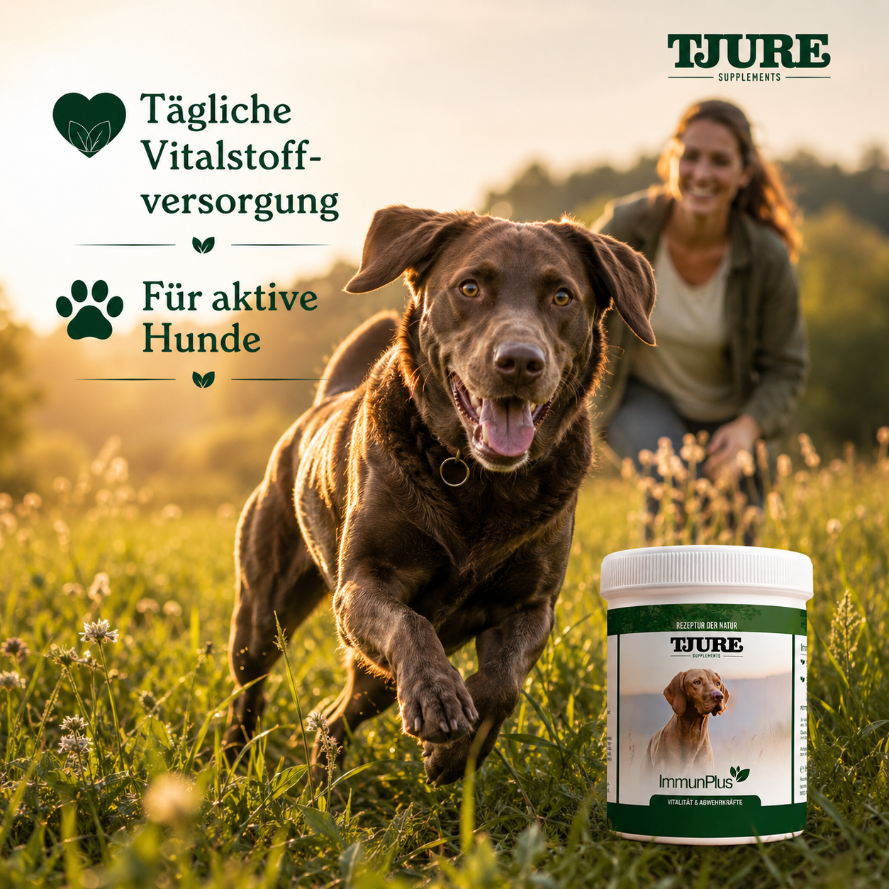 TJURE - Immun Plus 500 g | per il benessere | per uno sviluppo fisico sano