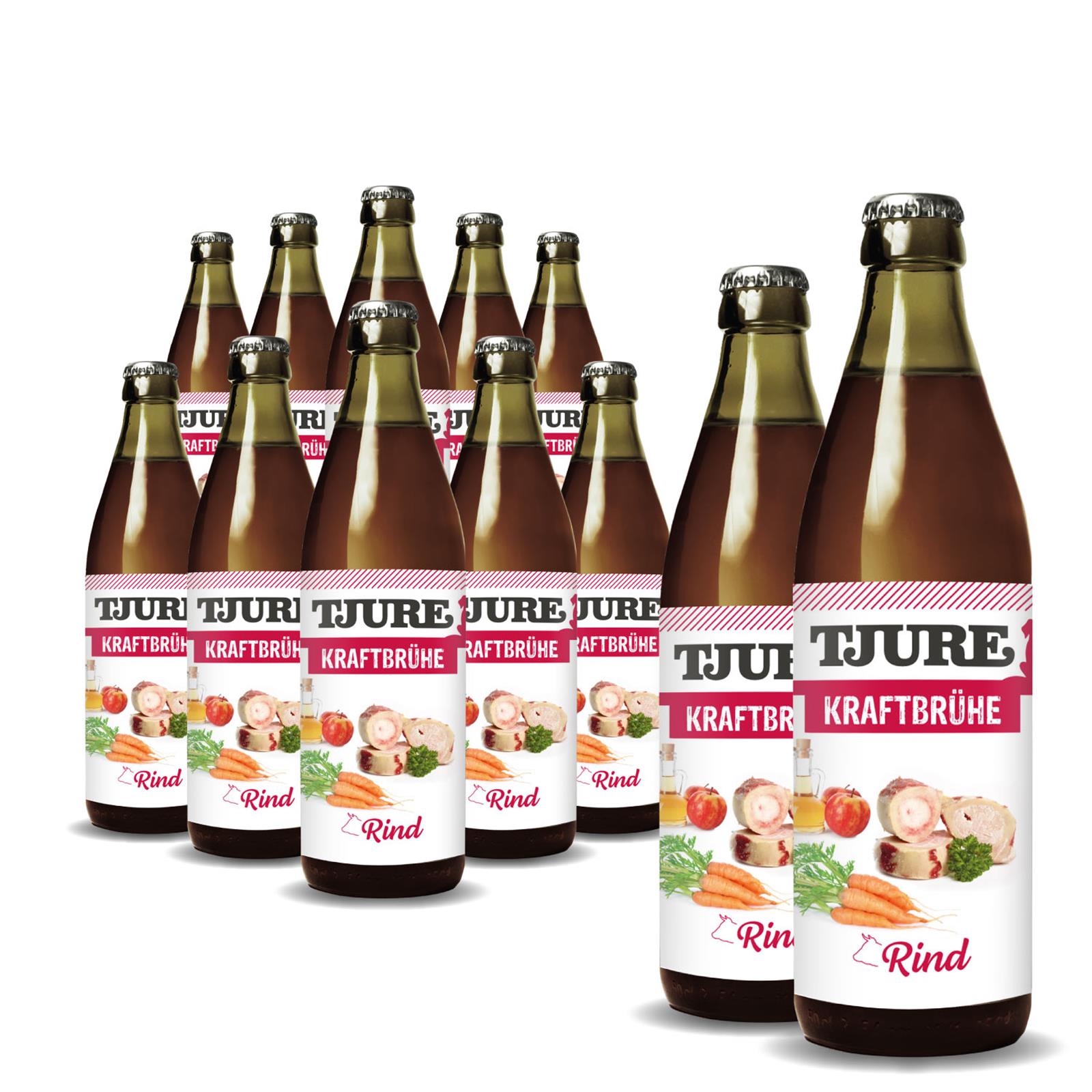 TJURE - Brodo di Manzo - Bottiglia da 320 ml