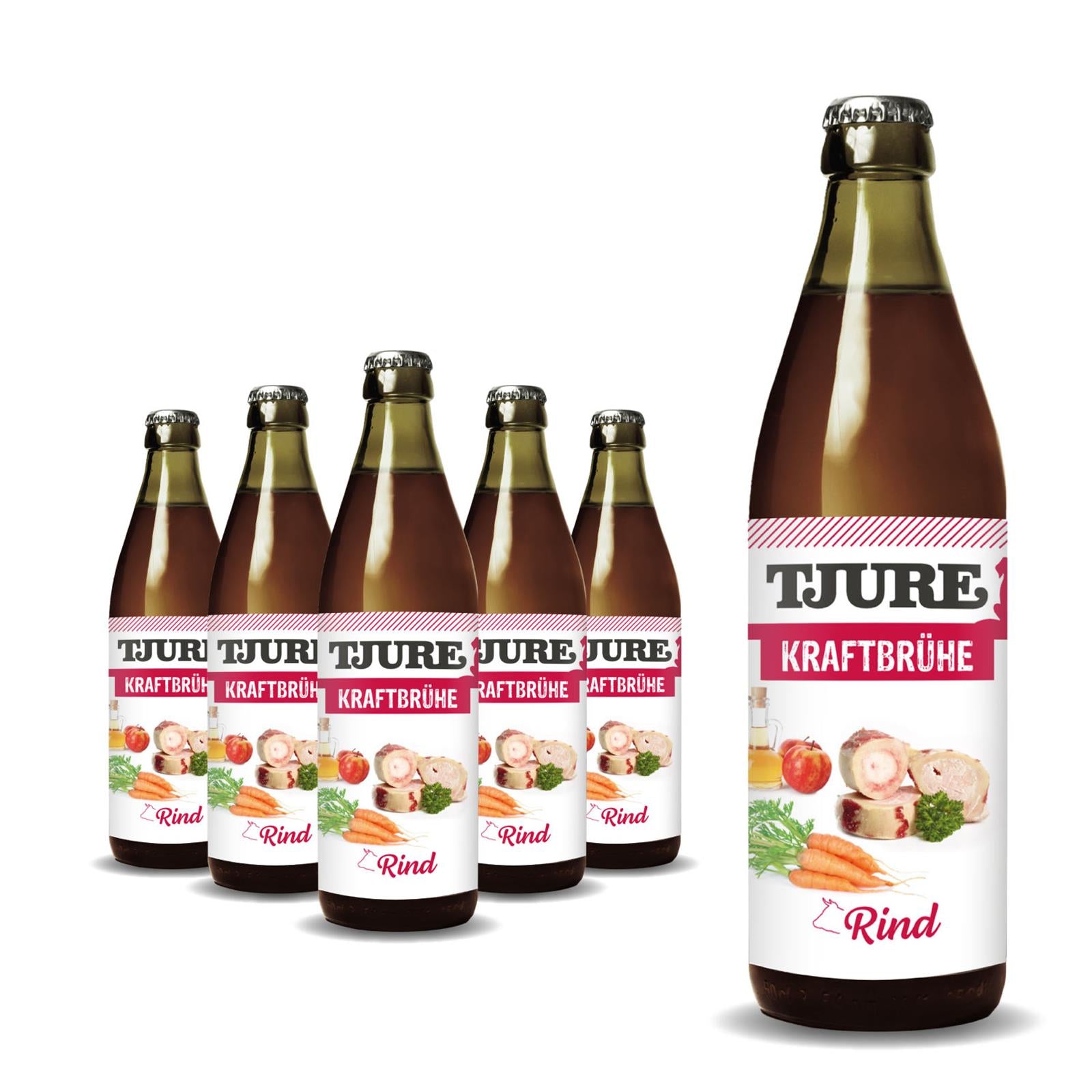 TJURE - Brodo di Manzo - Bottiglia da 320 ml