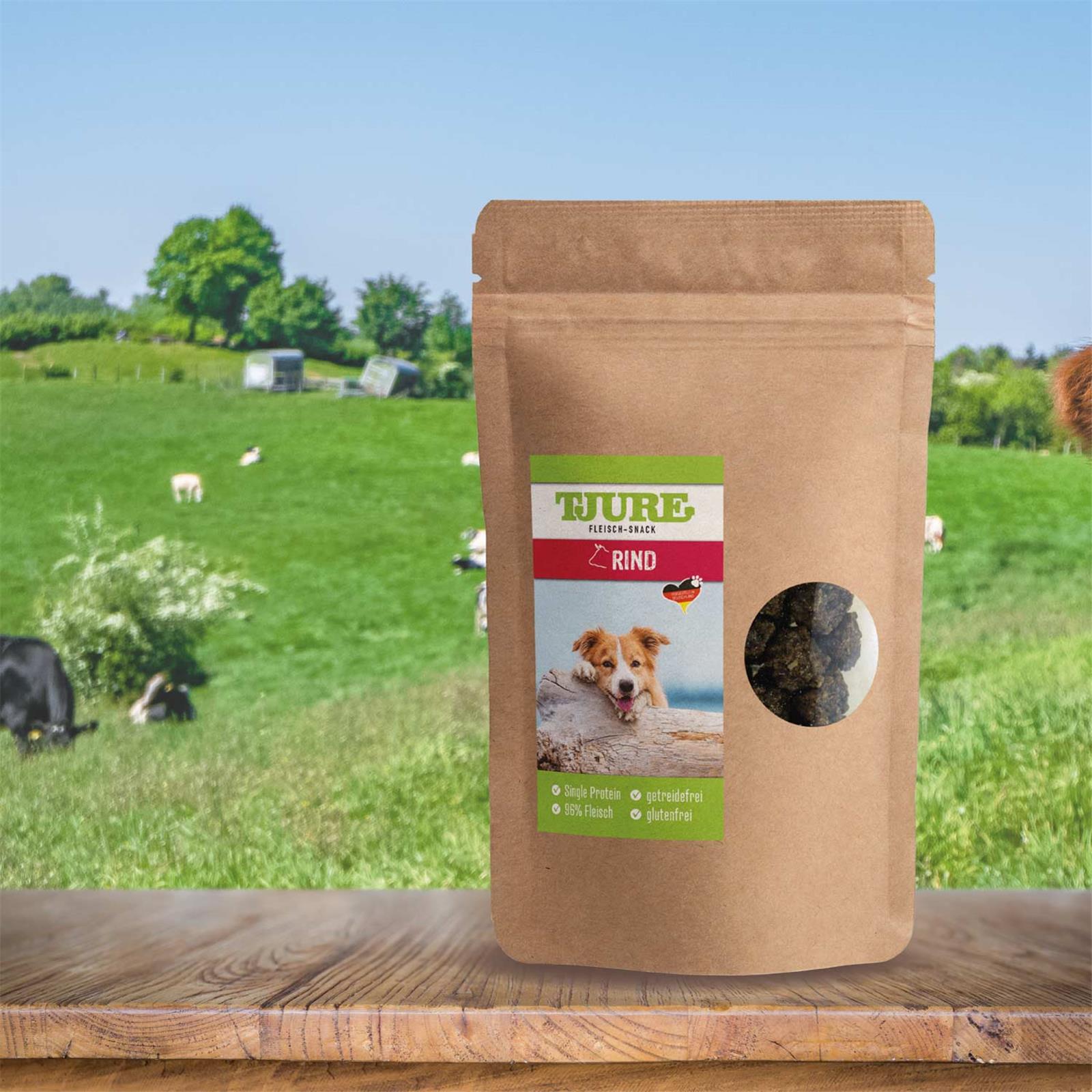 Tjure Cane - Snack Manzo 150 g | per una ricompensa semplice |