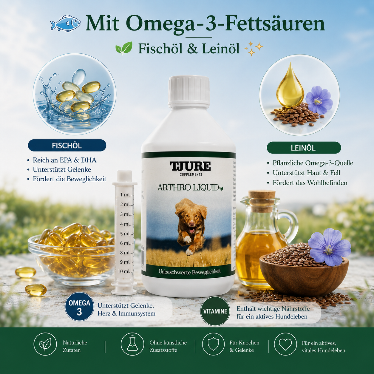 TJURE - Liquido Articolare per Cani 500 ml