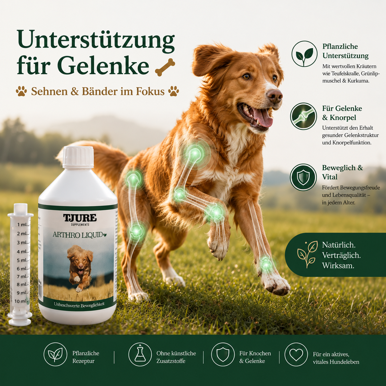TJURE - Liquido Articolare per Cani 500 ml
