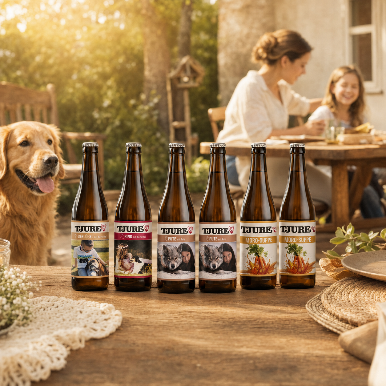 Frullato per cani TJURE - "Best in One" - 6 x 220 ml | Offerta risparmio