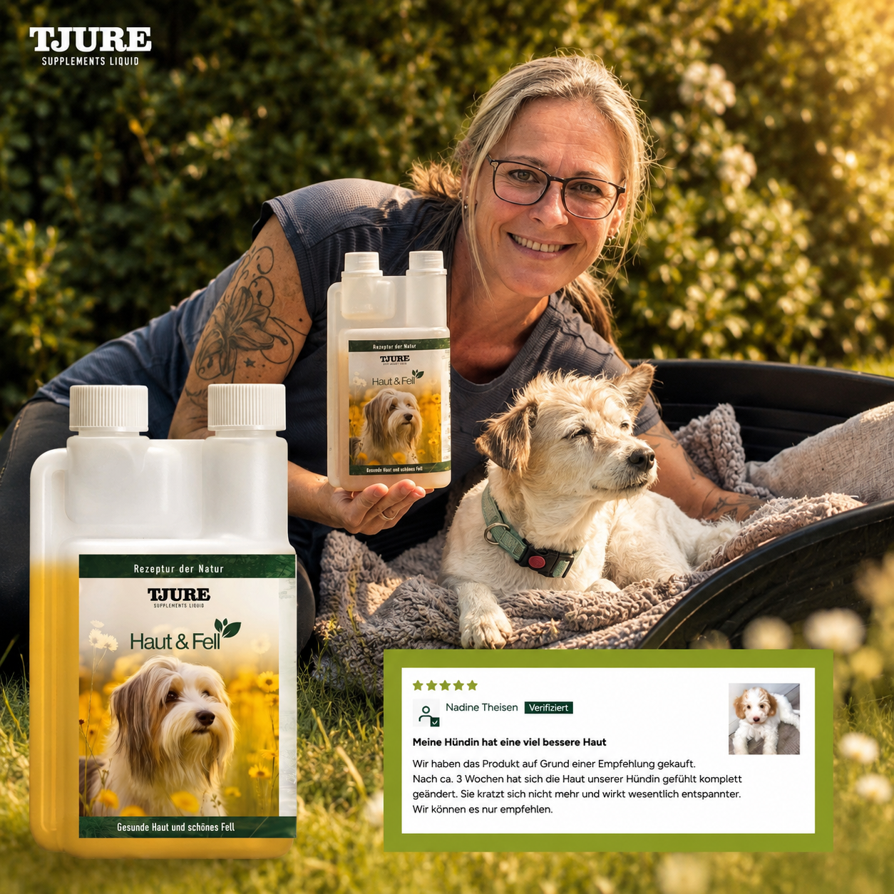 TJURE - Pelle & Pelo | favorisce la rigenerazione della pelle | pelo lucido - 500 ml