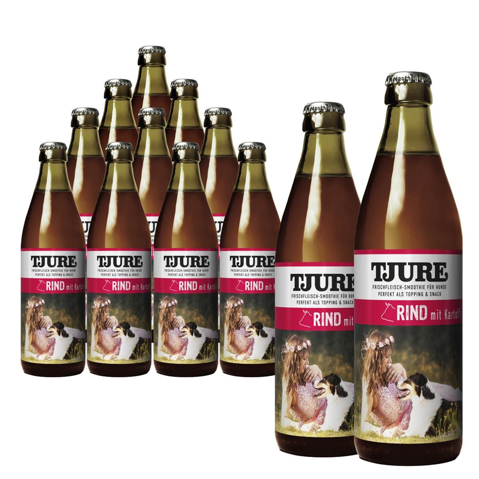 TJURE Smoothie per cani - Manzo & Patate 320 ml | erbe selezionate