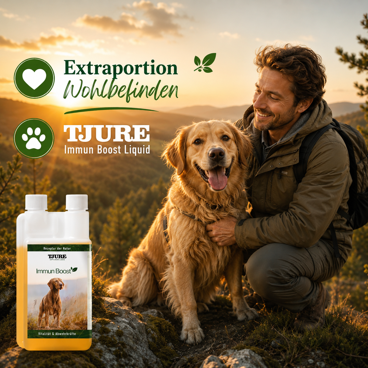 TJURE - Immun Boost - 500 ml | Extra benessere | Rinforzo delle difese immunitarie |