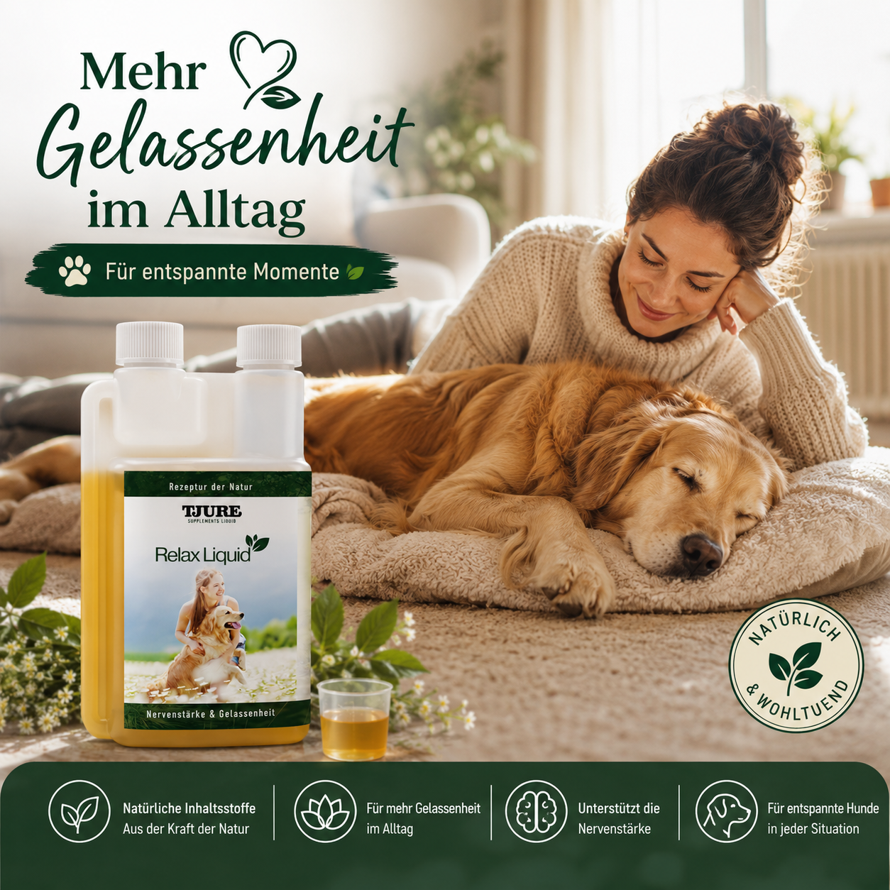 TJURE - Liquido Relax - 500 ml  | Migliora il Benessere | Aumenta la Resistenza Nervosa