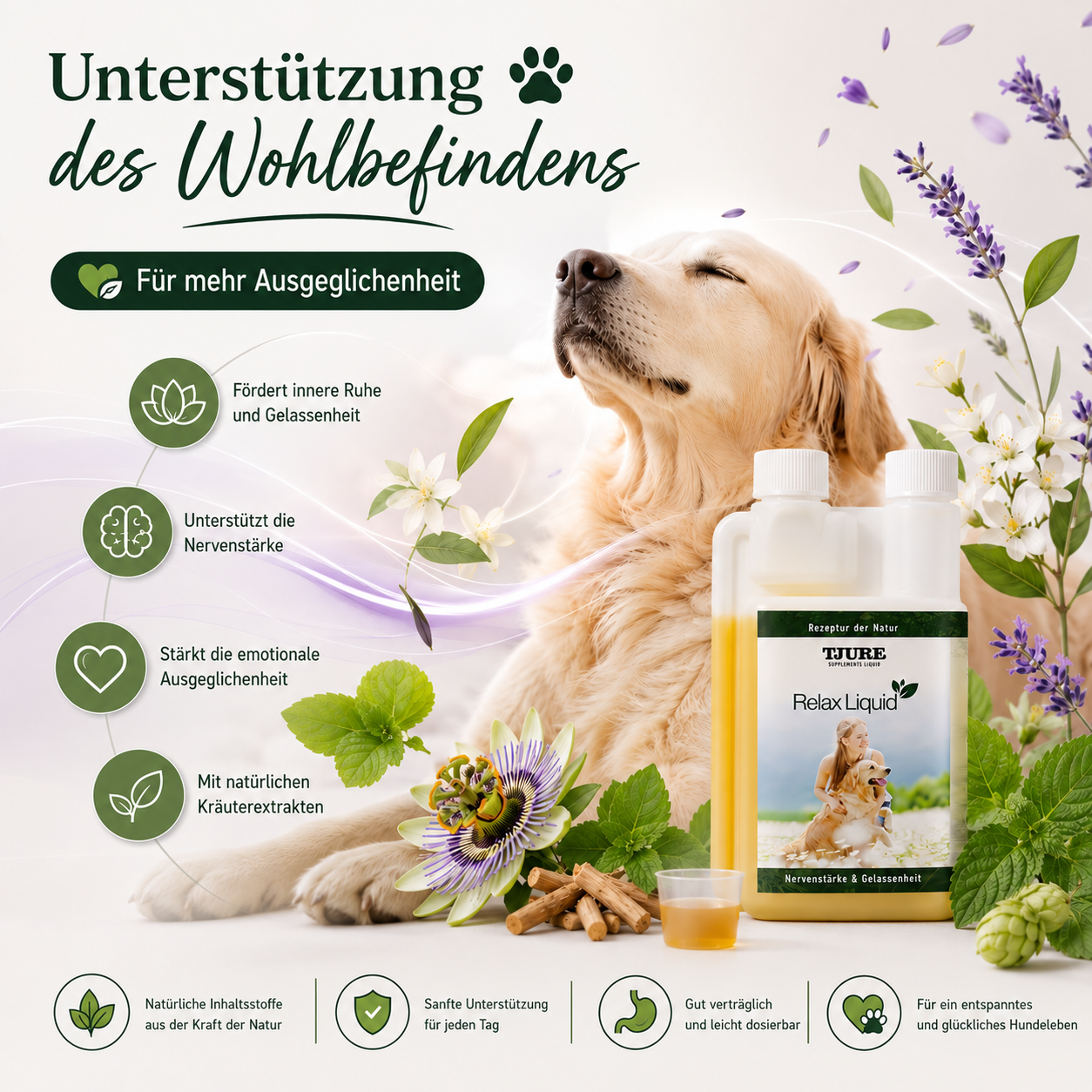 TJURE - Liquido Relax - 500 ml  | Migliora il Benessere | Aumenta la Resistenza Nervosa