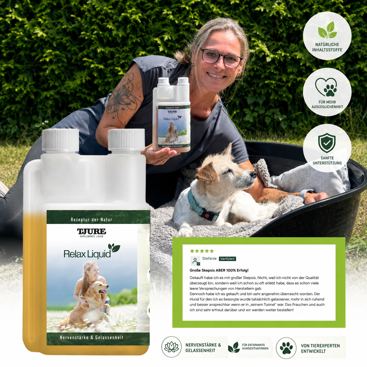TJURE - Liquido Relax - 500 ml  | Migliora il Benessere | Aumenta la Resistenza Nervosa