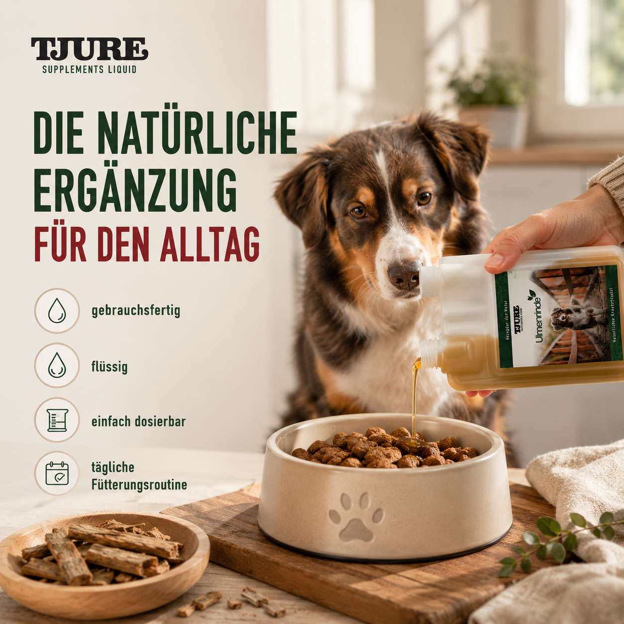 TJURE - Corteccia di Olmo Liquido 250 ml - 1000 ml | Forza naturale per un buon benessere intestinale