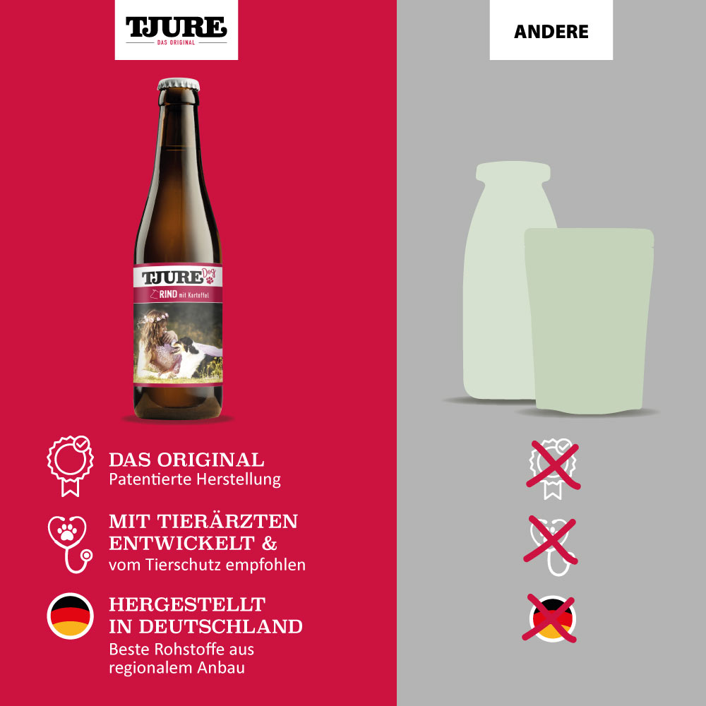 TJURE - Brodo di Manzo - Bottiglia da 320 ml