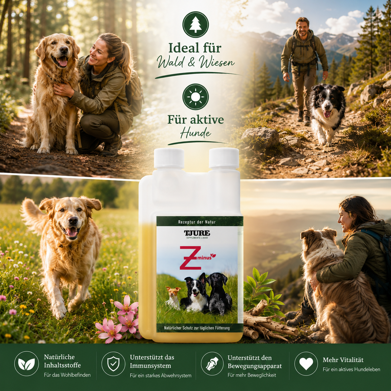 TJURE - Zminus 500 ml | Supporto naturale che tiene lontani gli ospiti indesiderati
