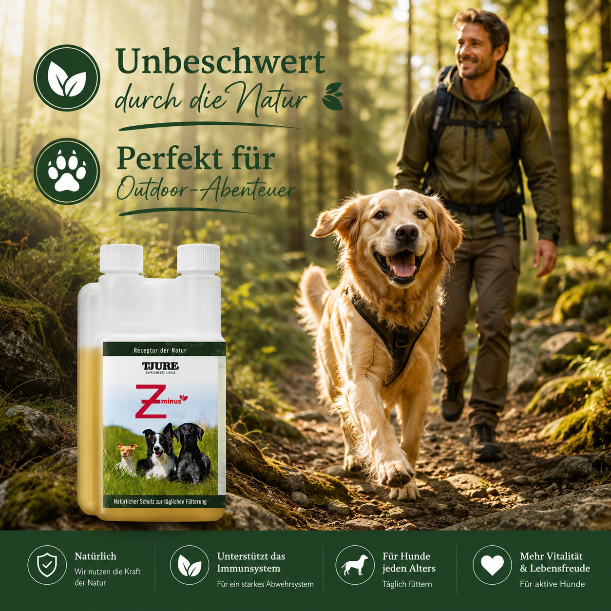 TJURE - Zminus 500 ml | Supporto naturale che tiene lontani gli ospiti indesiderati