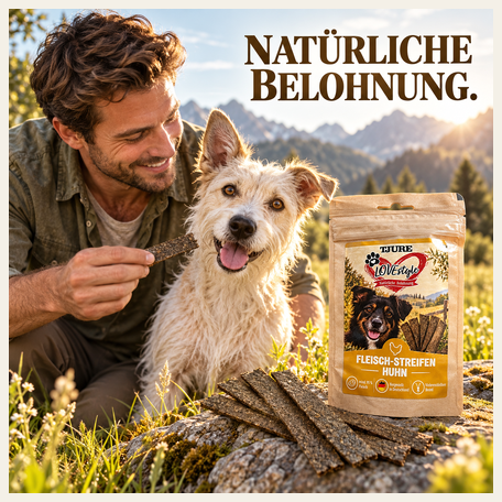 TJURE Lovestyle Striscioline di carne di pollo 65g.